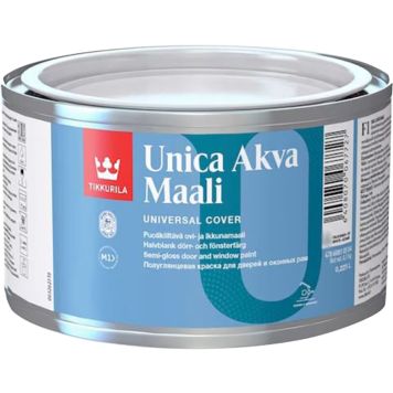 Ukse- ja aknavärv Tikkurila Unica Akva Maali C ainult toonimiseks 0,225 l