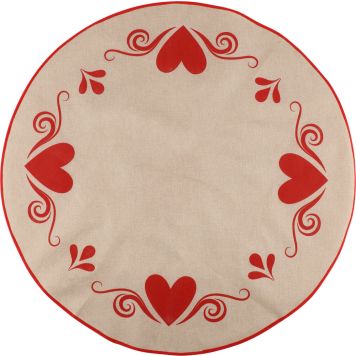 Kuuse aluslina Ø 100 cm, südamed