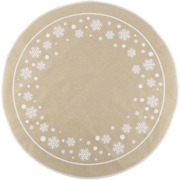 Kuuse aluslina Winteria Ø 100 cm, lumehelbed