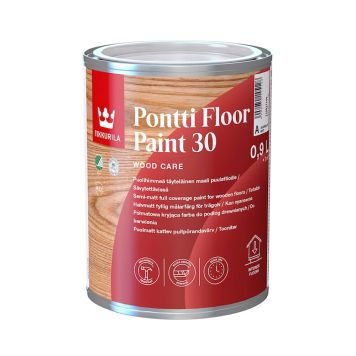 Puitpõrandalakk Tikkurila Pontti Floor Lacquer 30 0,9 l