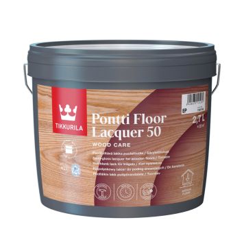 Puitpõrandalakk Tikkurila Pontti Floor Lacquer 50 2,7 l