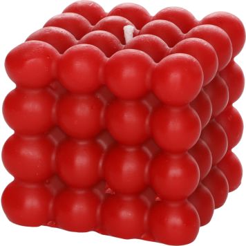 Küünal mullid 8 cm, tumepunane