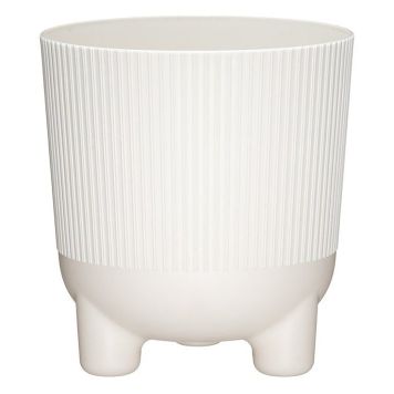 Ümbrispott 4living Aria Jumper Ø 18 cm, valge