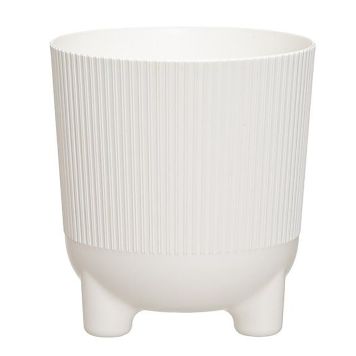 Ümbrispott 4living Aria Jumper Ø 14 cm, valge