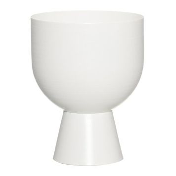 Ümbrispott 4living Nala Ø 16 cm, mattvalge