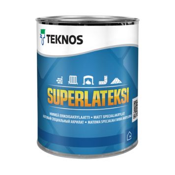 Sisevärv Teknos Superlateksi PM1 valge