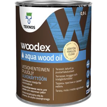 Puiduõli Teknos Woodex Aqua Wood Oil, värvitu 9 l