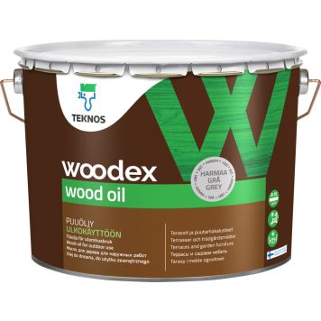Puiduõli Teknos Woodex Wood Oil, hall 9 l