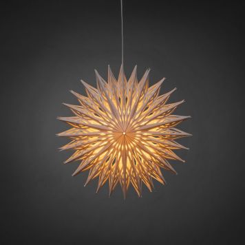 Paberist jõulutäht Konstsmide Flower 50 cm valge