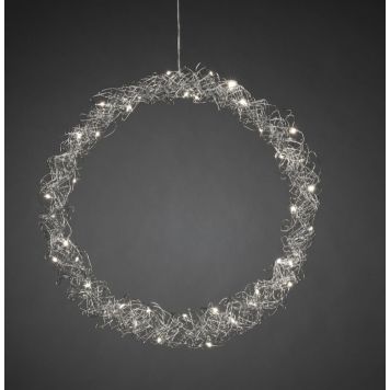 LED-pärg Konstsmide Ø 45 cm, hõbedane