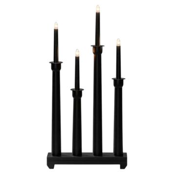 Küünlajalg Konstsmide 4-osaline must