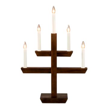 Küünlajalg Konstsmide 5-osaline pruun