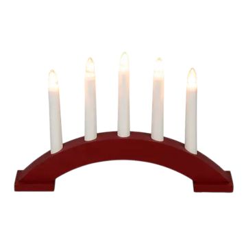 Küünlajalg Konstsmide 5-osaline punane