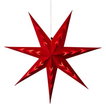 Samettäht Konstsmide punane Ø 78 cm