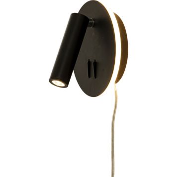 LED-seinavalgusti Aneta Ace must 1-osaline