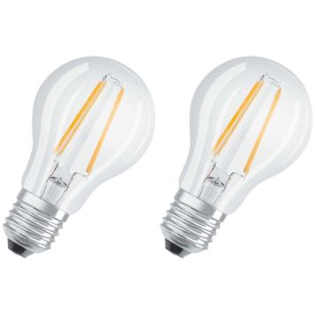 LED-lamp Osram Retrofit Classic Star Clas A 60 CL 7 W/2700 K E27 FIL 2 tk