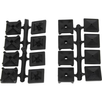 Peegli kinnitustarvikud Pisla must