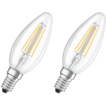 LED-lamp Osram Retrofit Classic B 40 4 W/2700K E14 2 tk