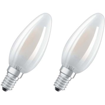 LED-lamp Osram Retrofit Classic B 40 FR 4 W/2700K E14 2 tk