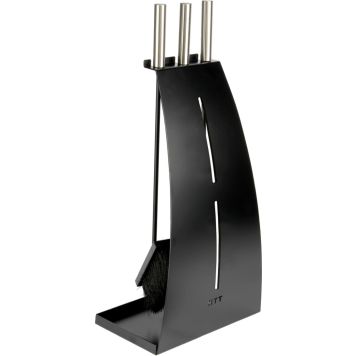 Kaminatarvikute komplekt Pisla HTT Kelo must