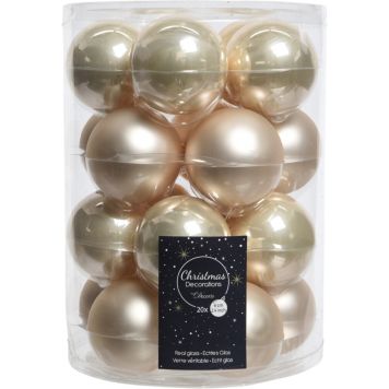 Kuuseehe pall 6 cm, 20 tk/pk pärl