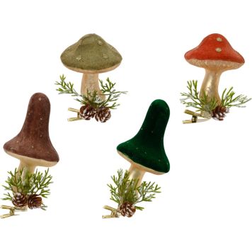 Jõulukaunistus Seen 7 cm, valik