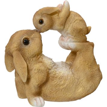 Aiakaunistus Jänesed 17 cm