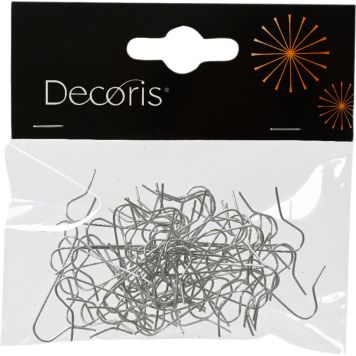 Riputuskonksud kuuseehetele 50 tk/pk, hõbedane