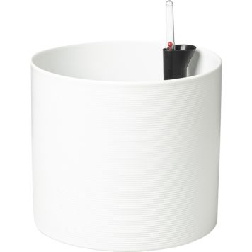 Lillepott 828 altkastmisega 23 cm, valge