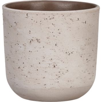 Ümbrispott Scheurich Basalto 20 cm, savihall