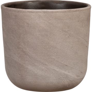 Ümbrispott Scheurich Travertino 28 cm, pruun