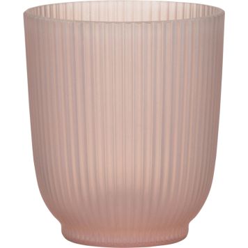 Orhideepott frosted 15 cm, heleroosa                