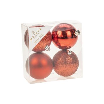 Kuuseehe Weiste pall 8 cm, punane