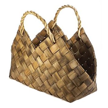 Laastukorv sangaga Weiste 43 x 20 x 35 cm, pruun