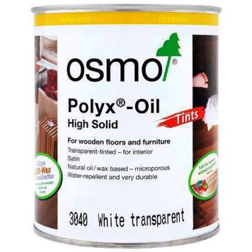 Õlivaha Osmo POLYX® toonitud 3040 valge 0,75 l