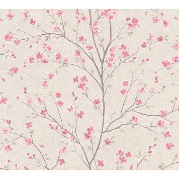 Fliistapeet A.S. Creation Kirsipuu valge 0,53 x 10,05 m, valge