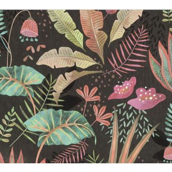 Fliistapeet A.S.Creation Casual 39348-1, must/roosa