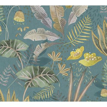 Fliistapeet A.S.Creation Casual 39348-3, petrool