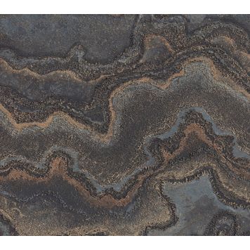 Fliistapeet A.S.Creation Casual 39659-4, must/kuldne