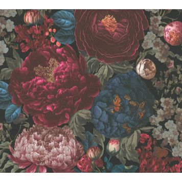 Fliistapeet A.S. Creation Michalsky Bloom 39979-1, punane-sinine