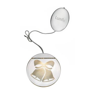 Aknakaunistus Krinner Lumix Jõulukell Ø 10 cm