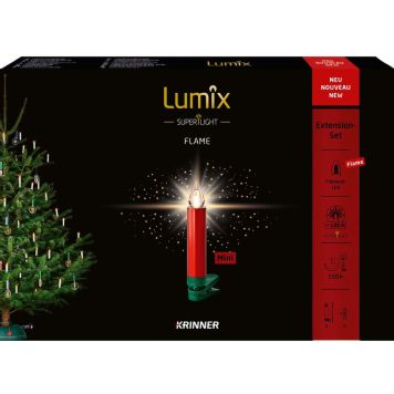 Kuuseküünlad Krinner Lumix SuperLight 6 tk, punane