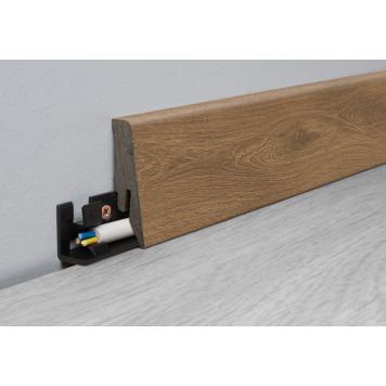 Põrandaliist Logoclic K58C Element Flex Tamm Delania 18 x 58 x 2600 mm