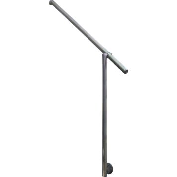 Käsipuu komplekt GE1 RST, hall metallik, külejeltpaigaldus