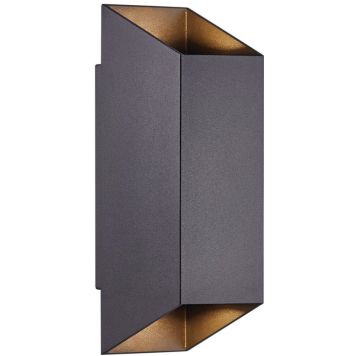 Välisseinavalgusti Nordlux Nico Square must