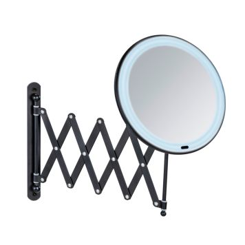 Kosmeetikapeegel Wenko must Ø 16,5 cm