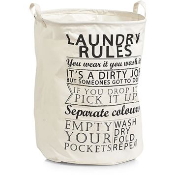 Pesukott Zeller Laundry Rules Ø 38 cm