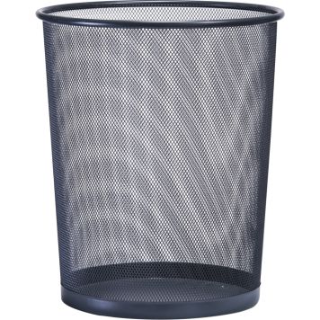 Prügikorv Zeller Mesh Ø 29,5 x 35 cm, tumehall