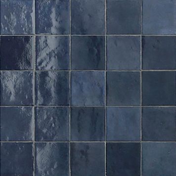 Seinaplaat Marazzi Zellie Bleu Marine 10 x 10 cm
