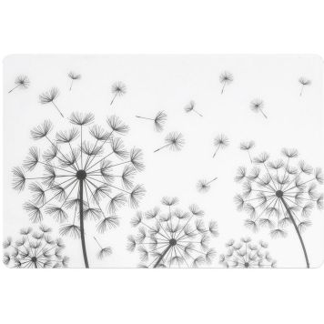 Taldrikualus Zeller Võilill, valge/must